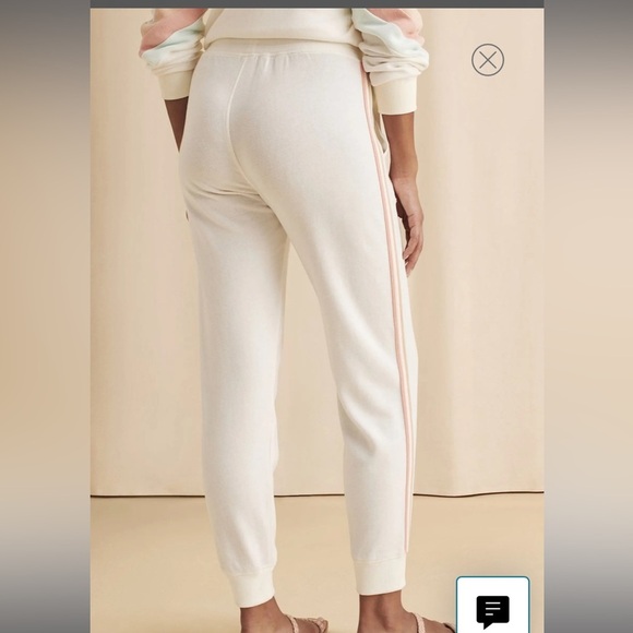 Faherty Molli side-striped pocketed high waist drawstring joggers - Picture 7 of 10